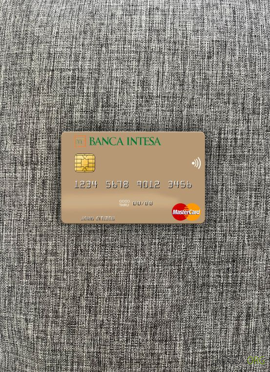 Pologne Banca Intesa mastercard photolook recto